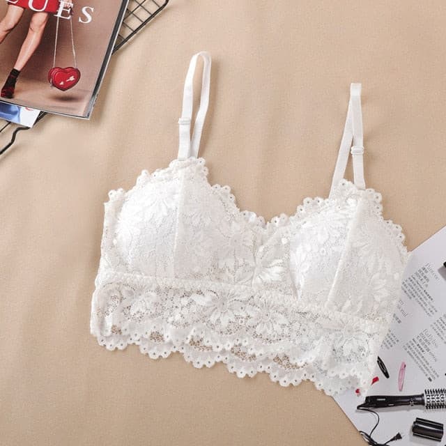 Lace Lingerie Wireless Bra For Women Summer Soft Backless Fashion bras Underwear 2 Nique's Creation