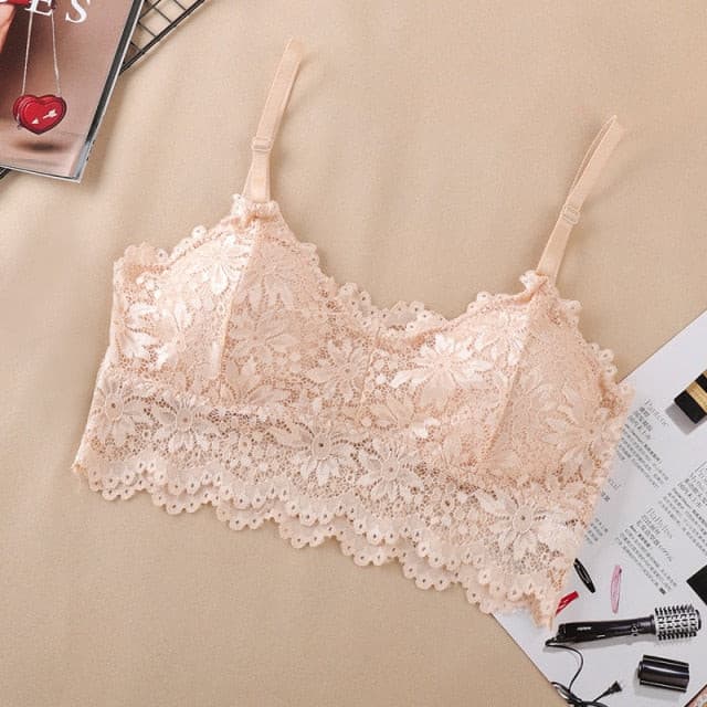 Lace Lingerie Wireless Bra For Women Summer Soft Backless Fashion bras Underwear 2 Nique's Creation