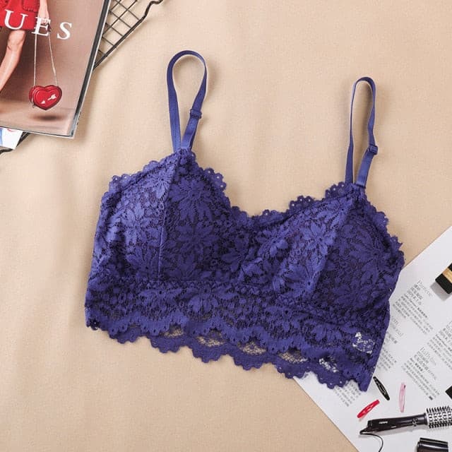 Lace Lingerie Wireless Bra For Women Summer Soft Backless Fashion bras Underwear 2 Nique's Creation