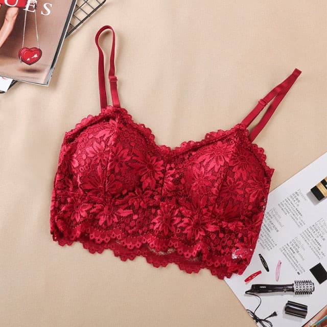 Lace Lingerie Wireless Bra For Women Summer Soft Backless Fashion bras Underwear 2 Nique's Creation