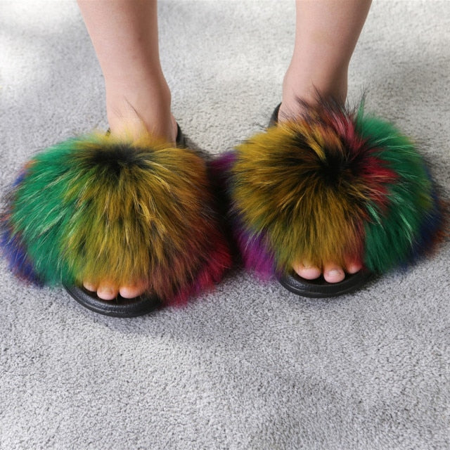 Women Slippers Indoor Casual Fluffy 2 Nique's Creation