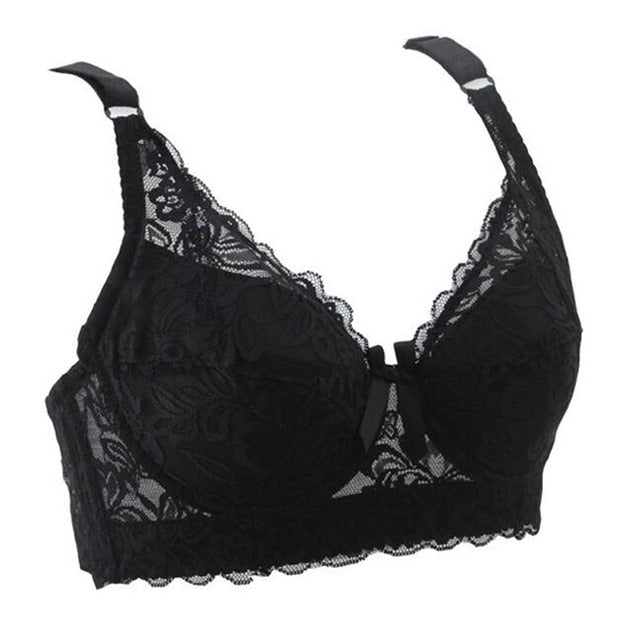 Women Lace Bra Thin Underwire Push Up Bra Underwear Lingerie Plus Size  32/34/36/38/40B 2 Nique's Creation