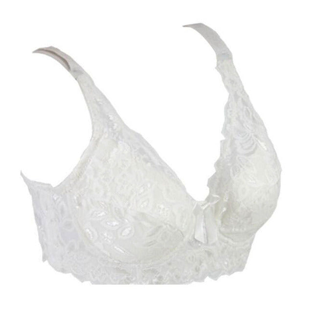 Women Lace Bra Thin Underwire Push Up Bra Underwear Lingerie Plus Size  32/34/36/38/40B 2 Nique's Creation